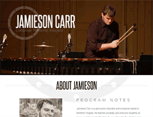 Tablet Screenshot of jamiesoncarr.com